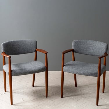 Pair of Bender Madsen & Larsen Teak Armchairs