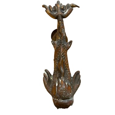 Vintage Brass Fish Door Knocker