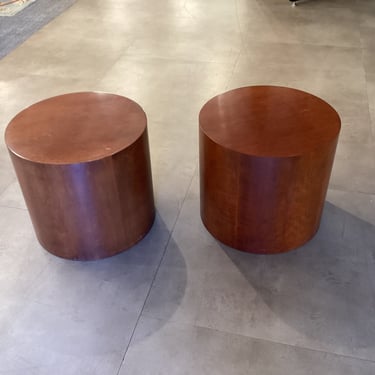 Pair of Kimball Drum End Tables