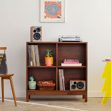JUNO - Handmade Mid Century Modern Inspired Record Shelf 