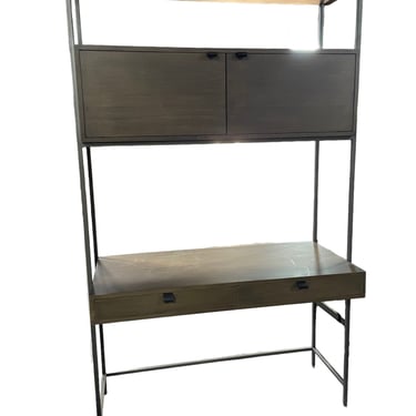Desk w Hutch/Cabinet  HOP104-40