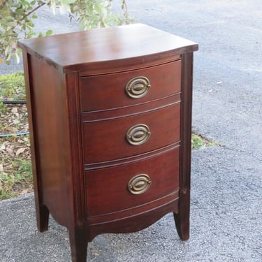 Mahogany Nightstand Side End Bedside Table 3521