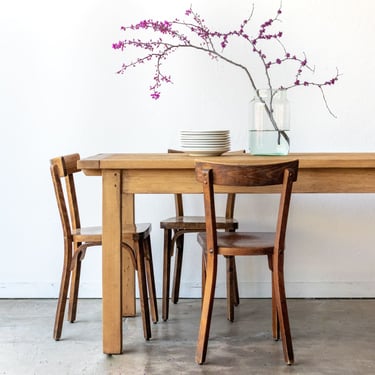 French Inspired Reclaimed Wood Farm Table | Slim Edition | Floor Sample