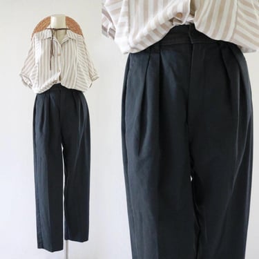 【sullen】90s vintage baggy slacks grey Grey Wool Pants – Style Old Money