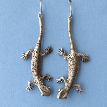 Sterling Lizard Dangles