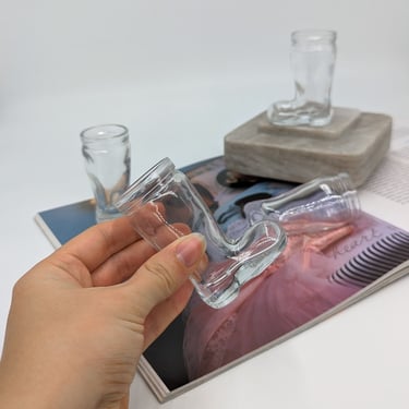 Glass Boot Shot Glasses, Set of 4 