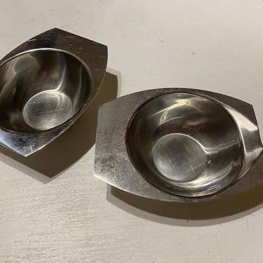 Swedish Mid-Century Modern Stainless Steel Sugar & Creamer Set | IS Stainless 18/8, Patent Pending 