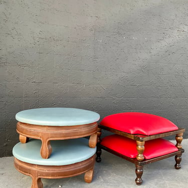 MCM Stacking Footstools