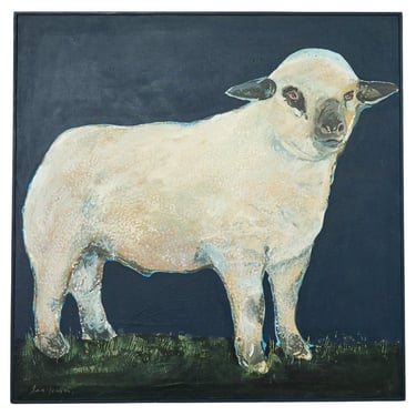 Ira Yeager Lamb Oil Canvas 20th Century