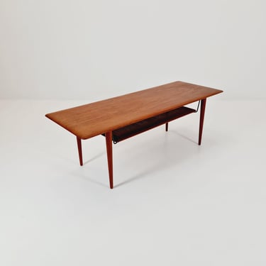 Danish Teak Coffee Table by Peter Hvidt &Orla Mølgaard for France and søn, 1960s 