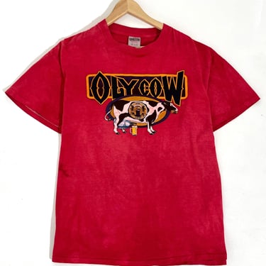 Vintage 1990’s Olympic Beer Cow T-Shirt Sz. XL