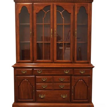 AMERICAN DREW Cherry Grove Traditional Style 60" Buffet w. Lighted Display China Cabinet 76-814 / 76-815 