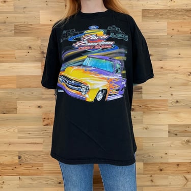 90's Vintage Ford 7-Series First Class Truck Tee Shirt T-Shirt 