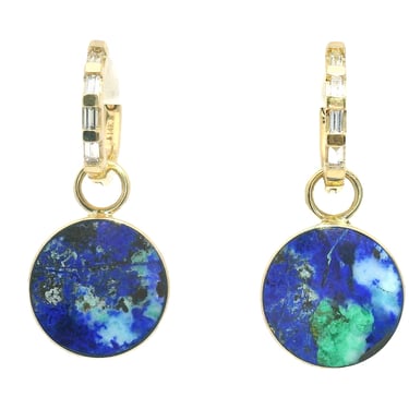 The Circ Earrings - Azurite