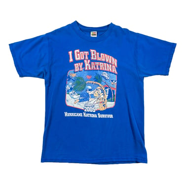 Vintage Hurricane Katrina T-Shirt I Got Blown 2005