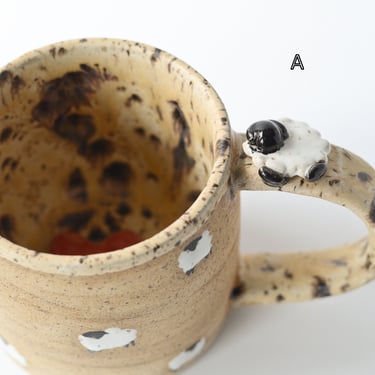 Sheep Mug with Sheep Thumbrest | Handmade Pottery | Handmade Ceramics | Handmade Mugs 