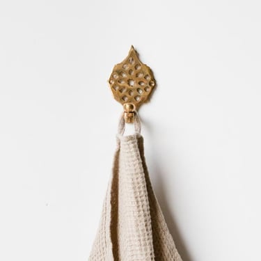 Moroccan Brass Towel Hook