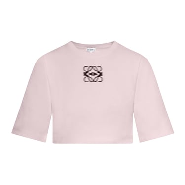 Loewe Women Cropped T-Shirt In Cotton