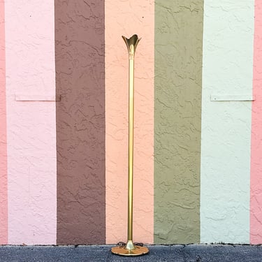 Brass Tulip Floor Lamp