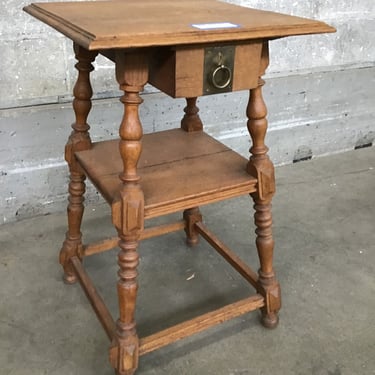 Craftsman Oak Side Table (Seattle)