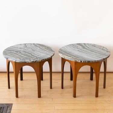 Pair of Harvey Probber Marble Side Tables