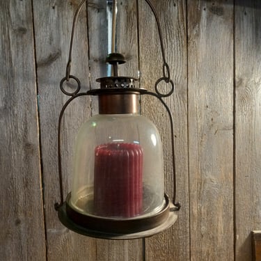 Vintage Candle Lantern 13x8