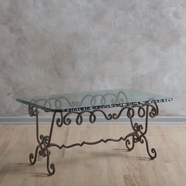 Hand Forged Iron Coffee Table in the Style Garouste &amp; Bonetti, Italy 1960s