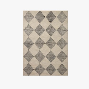 Chris Loves Julia x Loloi Francis Rug in Beige/Charcoal
