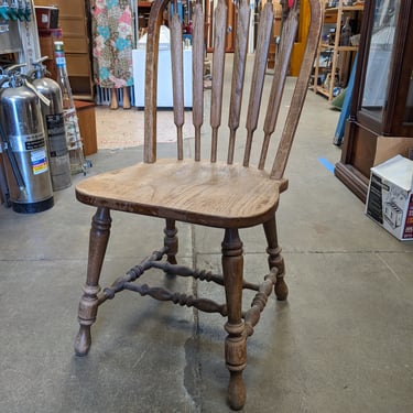 Vintage Turned Wood Dining Chair