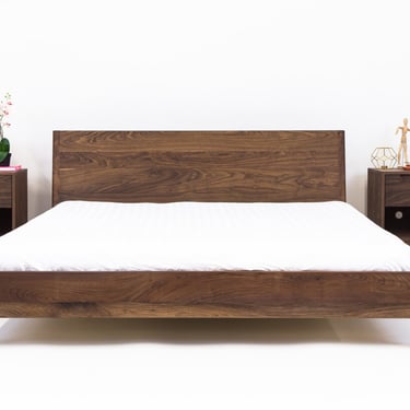 Modern Bed Frame| Handmade In Ohio - Queen In Stock, Quickship 
