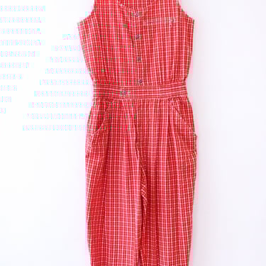 Lizwear Ruby Gingham Jumpsuit M/L