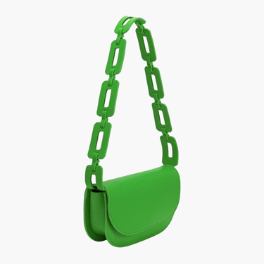 Inez recycled vegan shoulder bag, light green