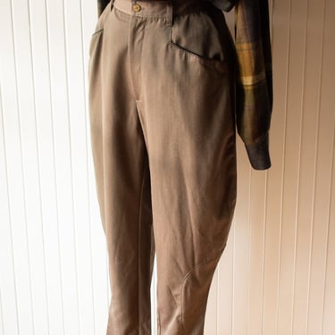 Vintage Philippe Adec High-Rise Wool Trouser 26" Waist