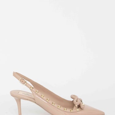 Valentino Garavani Women Rockstud Bow Slingback Pumps