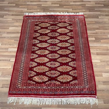 Vintage Persian Oriental Handmade Wool Carpet Rug, c.1950’s 