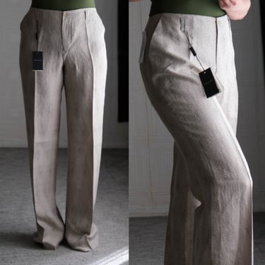 Vintage 90s Giorgio Armani Wide leg Pants | Made | The Vault 1969
