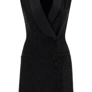 Max Mara Pianoforte Tower Dress In Satin And Sequins With Women