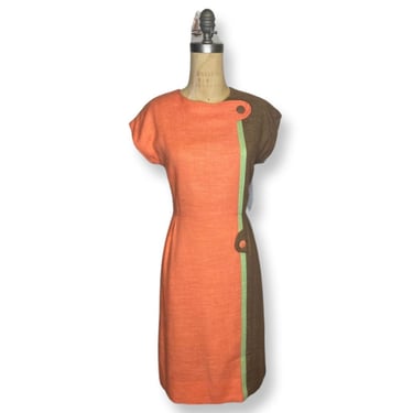 1950s linen dress 