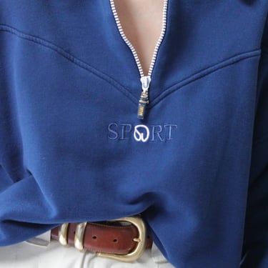 Vintage St. John Sport Henley Sweatshirt