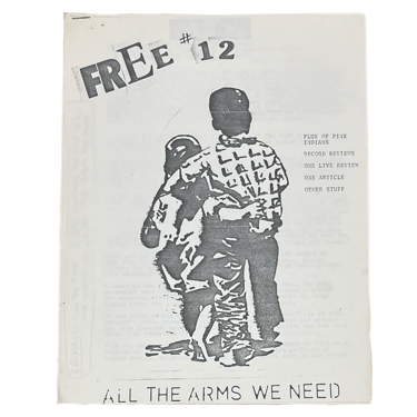 Vintage FREE Issue #12 "NY Anarcho" Flux Of Pink Indians Cover