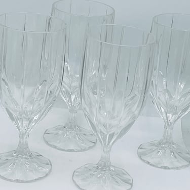 Sea Mist Clear by Mikasa Set of 2 Champagne Flutes - Ruby Lane