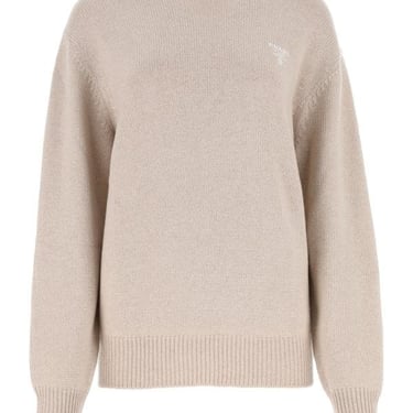 Prada Woman Sand Cashmere Sweater