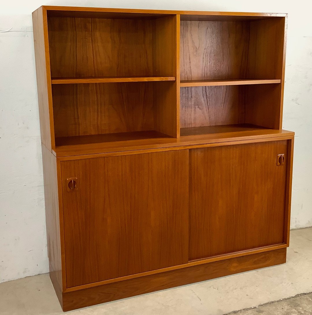 Vintage Modern Teak With Bookcase Topper Second Hand Stories