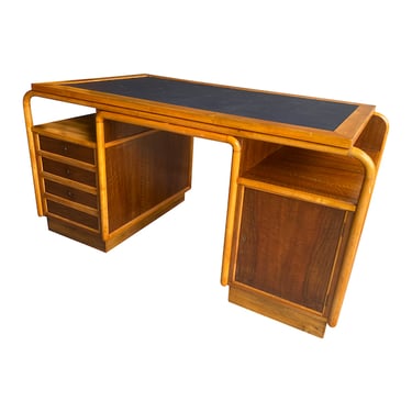 Bauhaus Desk with Leather Top, 1930&#8217;s