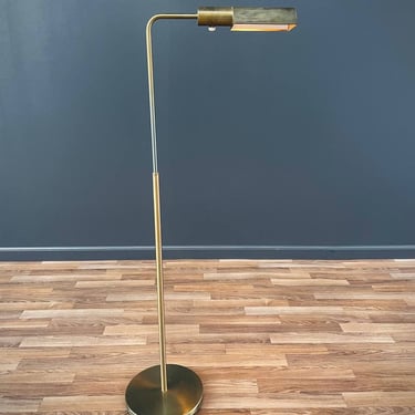 Mid-Century Modern Articulating Brass Floor Lamp by Casella, c.1970’s 