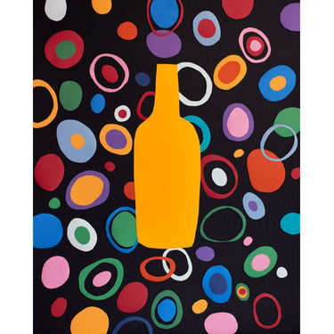 Circles: Fine art photograph of an original large handmade collage | Kandinsky inspired | Cocktail Art | Modern Art | Graphic Collage Photo 