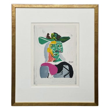 Pablo Picasso &quot;Dora Maar&quot; Lithograph in Colors