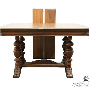 CHICASAW FURNITURE European Tudor Style 72" Trestle Dining Table 
