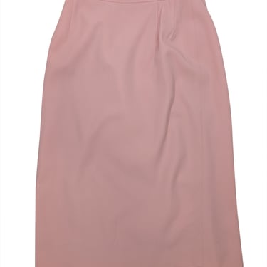 Ferragamo - Light Pink Wool Straight Skirt Sz 8