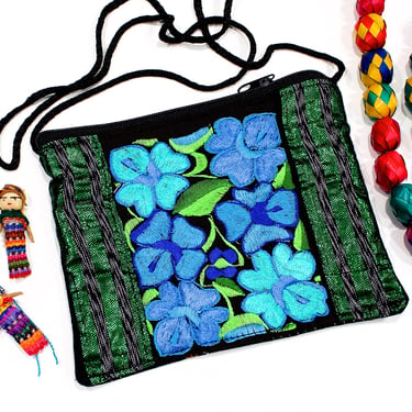Deadstock VINTAGE: 1980s - Native Guatemalan Small Bag Pouch - Native Textile - Boho, Hipster - New Old Stock - SKU 1-E3-00029726 